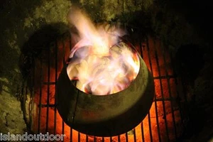 BBQ Vortex ™ Weber Wasserkocher 22 26,75 WSM Smokey Mountain XL Kamado großes grünes Ei - Bild 1 von 9