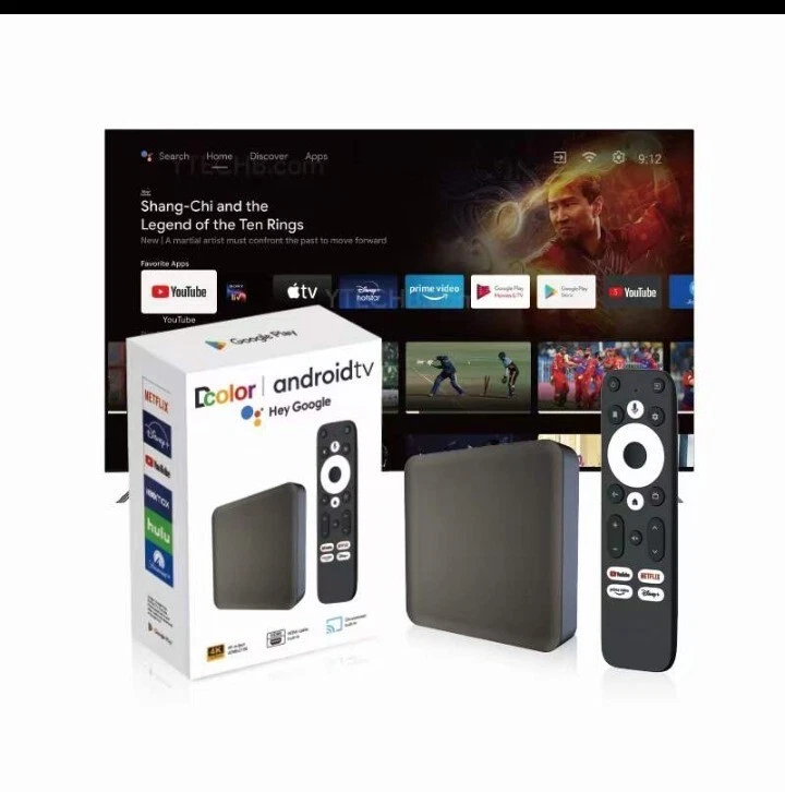 DColor GD2 Box 32GB Google Certified Box 4K Official UK Stock Newest Model - Image 1 of 2