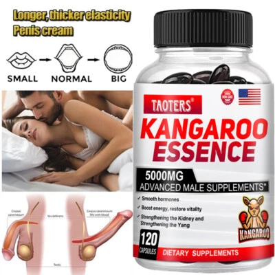 Neuseeländische Känguru Essenz mit Maca 120 Kapseln unterstützen die Männergesundheit - NEU - Bild 1 von 4