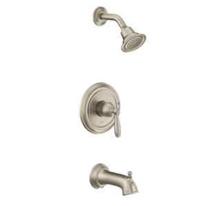 Moen Brantford Badewanne und Duschverkleidung Paket mit 1,75 GPM Einzelfunktionsdusche - Bild 1 von 2
