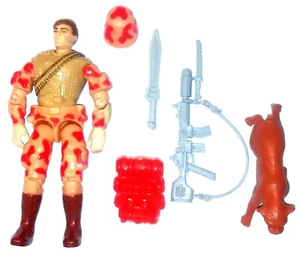 Vintage G.I. Joe SPEARHEAD & MAX (v1) ~ 100% Complete ~ 1988 Hasbro Series 7 - Picture 1 of 9