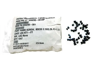 HP NYLOK PATCH BSE30 2.5D 3.5L K 4.5D SCHRAUBEN 1947 STÜCK PAKET 858295-001 - Bild 1 von 2