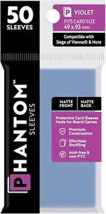 Mangas Phantom: tamaño violeta (49 mm x 93 mm) mate delantero/trasero (50) - Imagen 1 de 1