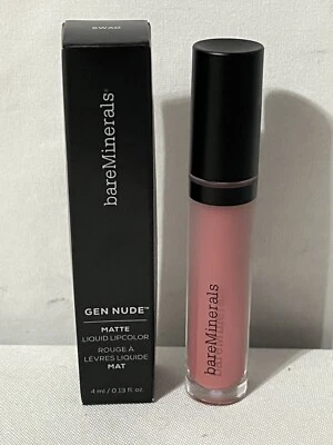 Bareminerals Gen Nude Liquid Lip Color Matte Swag 4ml New in Box RARE - Image 1 of 4