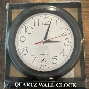 Brand New Quartz Wall Clock Silent Non-Ticking Battery Operated - 10X10 - Picture 1 of 2