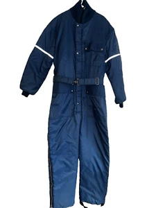 Vintage Retro Raven Ski Snowmobile Suit Men's XL RARE Blue Great Condition #3100 - Picture 1 of 13