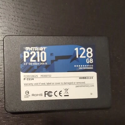 Patriot P210 128GB 2.5" SATA III SSD - Image 1 of 2