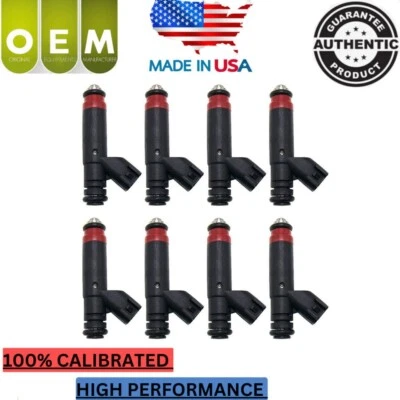 Nuevos inyectores de combustible OEM x8 para Jeep Grand Cherokee 2001-2004 4,7 L V8 Foto 1 de 4