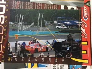 Marcos Ambrose Signed Small Picture. Watkins Glen, New York road course. - Picture 1 of 1