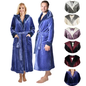 RAIKOU Herren Damen Bademantel Saunamantel Morgenmantel Microfaser Gr S-XXL - Bild 1 von 20