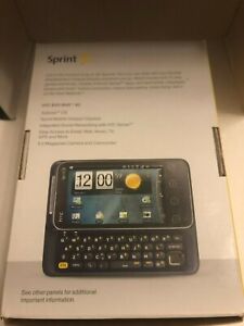 HTC Evo Shift 4G Droid PG06100 Sprint BLACK Phone | USED | Powers Up !