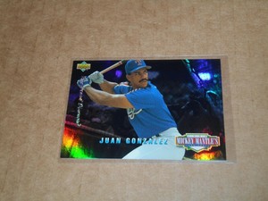 1994 Upper Deck Mickey Mantle's Long Shots Electric Diamond JUAN GONZALEZ SP!