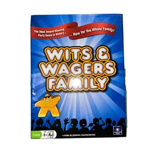 Wits and Wagers Board Game Family Edition Kid Friendly Party Trivia NIB - Picture 1 of 6