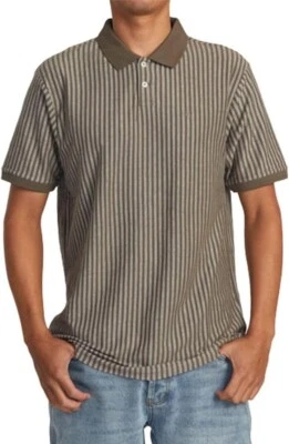 Camisa Polo RVCA Para Hombre S/S MARCO - MSH Talla Mediana - NUEVA CON ETIQUETAS ÚLTIMA Foto 1 de 4