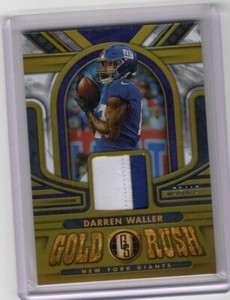 2023 Gold Standard Gold Rush rose gold Darren Waller 2-color patch/24 GIANTS!