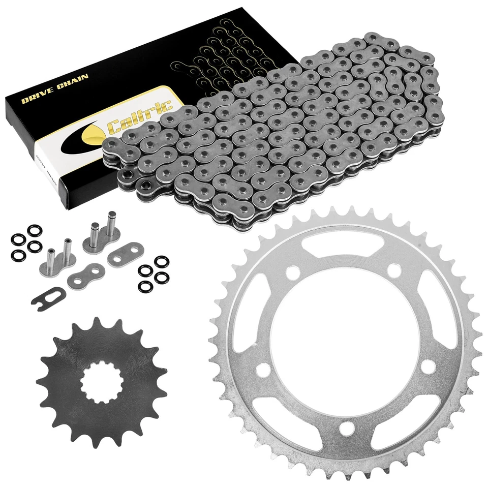 Kit de cadena de transmisión y piñones de junta tórica para Triumph Bonneville 800 T100 2002-2005 Foto 1 de 4