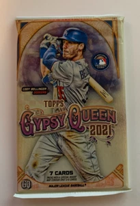 MLB BASEBALL - 2021 Topps Gypsy Queen - Neu/Sealed 7 Card Pack - Insert, Rookie, Auto? - Bild 1 von 2