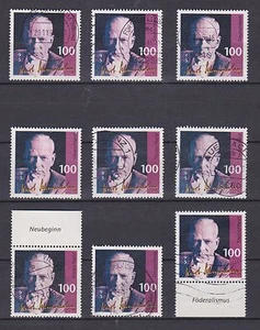 BRD 1995 - 9 x Mi 1824 , 100. Geburtstag des Politikers Kurt Schumacher - Bild 1 von 1