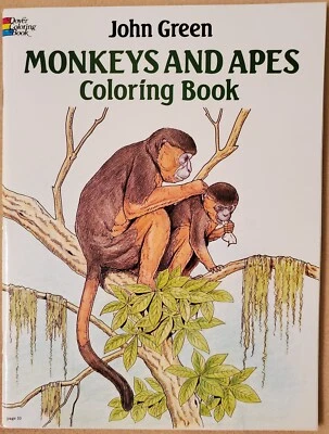 Monkeys and Apes Coloring Book Foto 1 de 4