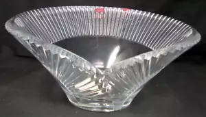 New w/ Box Cristal d'Arques Paris Haute Couture Centerpiece Crystal Bowl 10.5" - Picture 1 of 3
