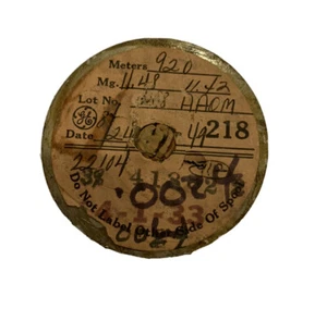 "Alambre fino de tungsteno vintage de 0,0024"" de diámetro 920 metros NOS General Electric" - Imagen 1 de 1