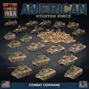 Flames of War American Starter Force Combat Command Battlefront Miniatures WW2 - Bild 1 von 2