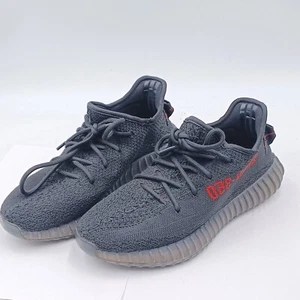 Adidas Yeezy Boost 350 V2 Black Red Low Bred Size 7. Pre-owned - Picture 1 of 8