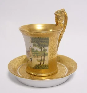 9973506-dss Porzellan Tasse und Untertasse Sammeltasse 12x13cm neu - Bild 1 von 1