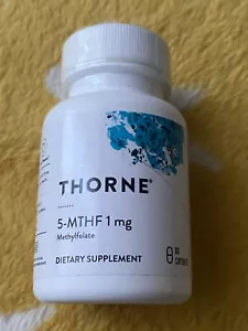Thorne 5-MTHF 1mg. Methylfolate,dietary Supplement,60 Capsules.EXPIRATION 01/26 - Picture 1 of 1