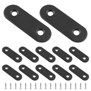 12 Pack Flat Straight Brace Bracket Mending Plates with Screws, 1 7/8 Inch - Picture 1 of 5