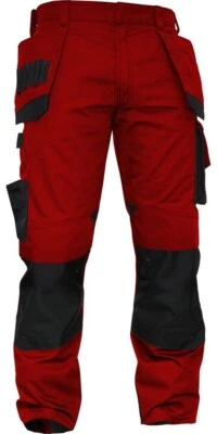 Dassy Pantalone da Lavoro con Tasche Fondina e Tasche Ginocchiere Magnetic PESCO63 Rosso - Immagine 1 di 4