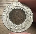 1901 San Jose California Encased Indian Cent Garden City Bank & Trust Co. Scarce