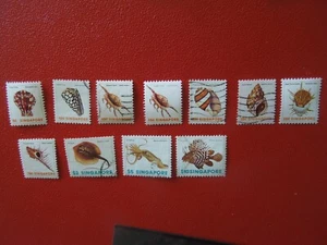 G 6099 MALAYA SINGAPORE 1977 SEA SHELLS PART SET MNH/USED - Bild 1 von 2