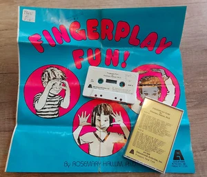 Kids FingerPlay Fun Audio Tape by Rosemary Hallum Children Educational 1979 - Picture 1 of 5