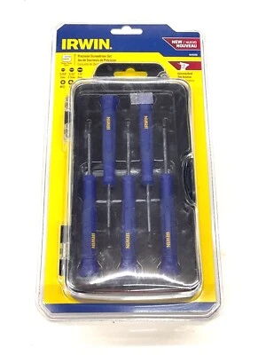 NEW! IRWIN TOOLS 5-pc. PRECISION SCREWDRIVER SET, 1949289 - Image 1 of 3