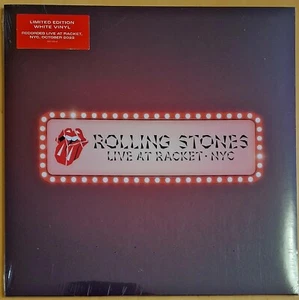 The Rolling Stones Live at Racket NYC RSD 2024 White LP Vinyl Hackney Diamonds - Picture 1 of 3