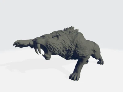 StoneAxe Miniatures - Smilodon #1 Foto 1 de 2