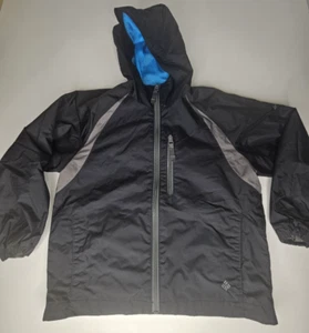 Columbia Sportswear Windbreaker Hooded Jacket Boys Youth Size 8 Zip Front Lined - Picture 1 of 9