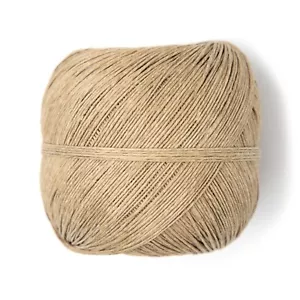 Polished Thin Hemp 10# Cord in Natural Brown, 400 ft - Picture 1 of 4