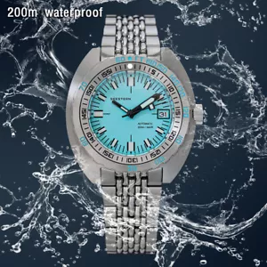 SEESTERN SUB300T, Light Blue, NH35, Sapphire, Lume, 200m Diver, Diving, BNIB - Picture 1 of 11