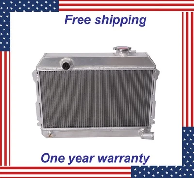 Radiador de refrigeración de 3 filas para camioneta Datsun 620 1972-1973 1,6 L (MT) aluminio DPI487 Foto 1 de 4