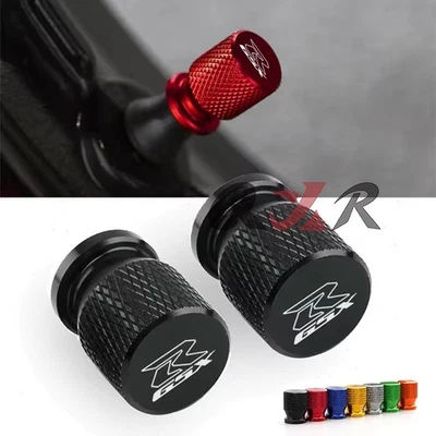 For Suzuki GSXR 600 750 1000 GSX-R Motorcycle CNC Tire Valve Stem Cover Cap Plug - Image 1 of 4