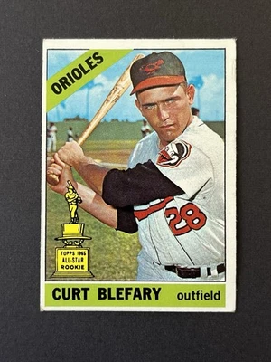 1966 TOPPS CURT BLEFARY #460 ROOKIE ALL-STAR ORIOLES - Image 1 of 2