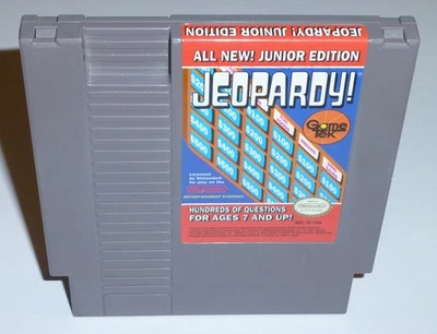 JEOPARDY! JUNIOR EDITION - Nintendo NES (Authentic) Game, Tested & Working - Image 1 of 2