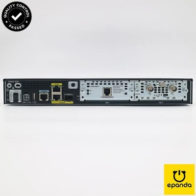 Cisco ISR4221/K9 Dual GbE WAN 4G LTE NIM-LTEA-LA & VDSL NIM-VAB-A Module, 1Y-Wty - Image 1 of 4