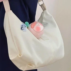 Nylon Crossbody Bag Simple Casual Armpit Bag Shoulder Bag Women Girls - Picture 1 of 11