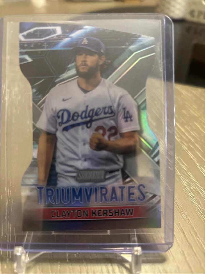 2023 Topps Stadium Club - Triumvirates Clayton Kershaw #T-24 - Image 1 of 2