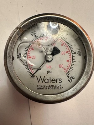 Waters 1,500 PSI Pressure Gauge 316SS - Image 1 of 4