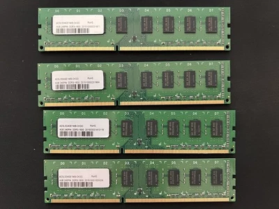 4Pcs  4GB X 4 16GB DDR3 1600 (PC3-12800) Samsung chips - Image 1 of 4