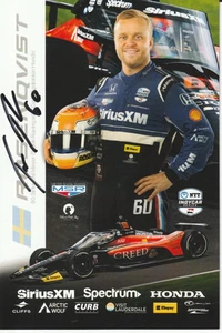 2025 FELIX ROSENQVIST signed INDIANAPOLIS 500 CREED HERO PHOTO CARD INDY CAR - Picture 1 of 2